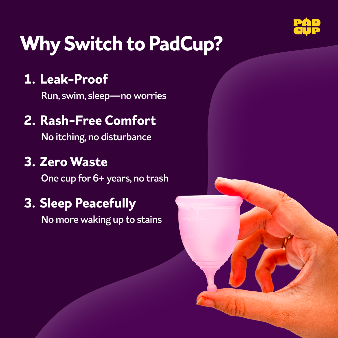 PADCUP™ - Reusable Menstrual Cup