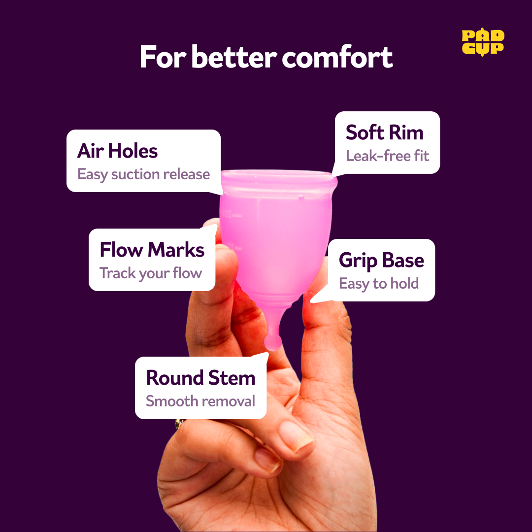 PADCUP™ - Reusable Menstrual Cup
