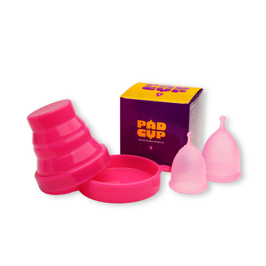 Menstrual Cup + Sterilizer Container